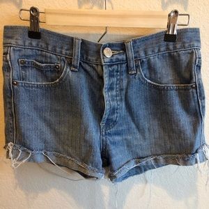 Denim shorts-BCBG